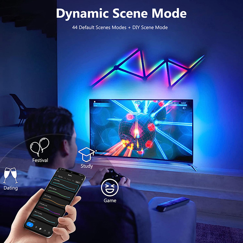Smart RGB Wall Lamp, Bluetooth - Home Decor Tv recension och pris