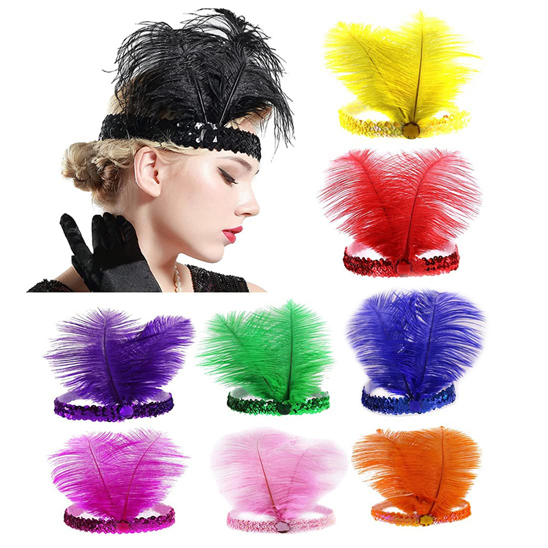 Sequins Feather Crystal Headba - Home Decor Indonesia recension och pris