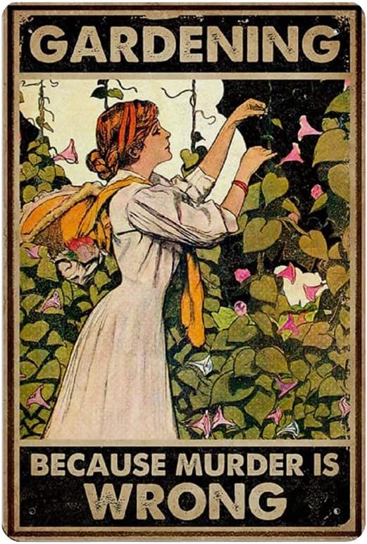 Vintage Funny Metal Tin Sign G - Home Decor Garden Ideas recension och pris