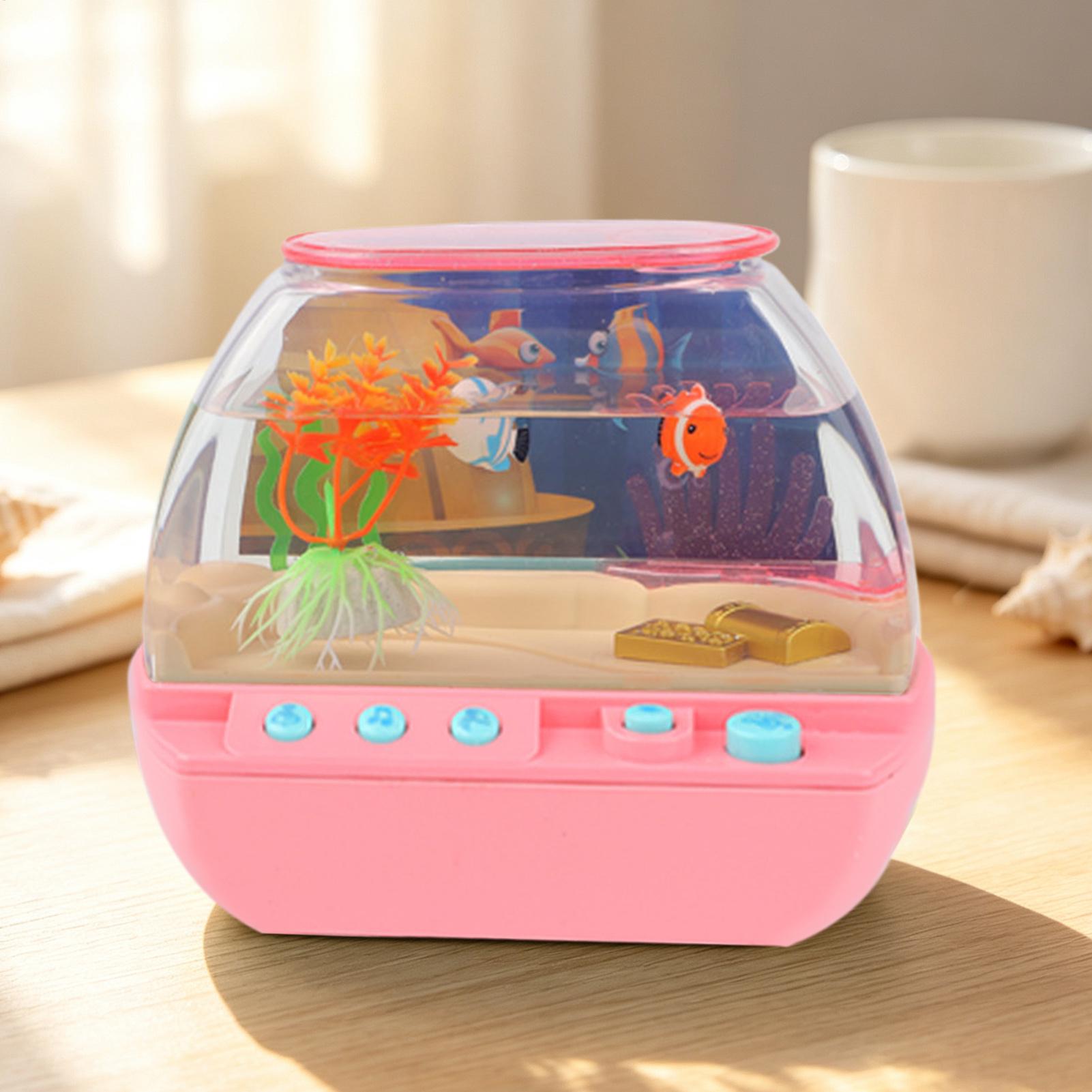 Toy Fish Tank Home Decoration  - Home Decor Lighting recension och pris