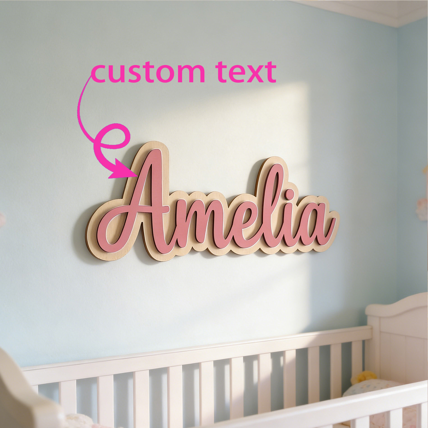 1pc Customized Double-layer Wo - Home Decor Halloween recension och pris