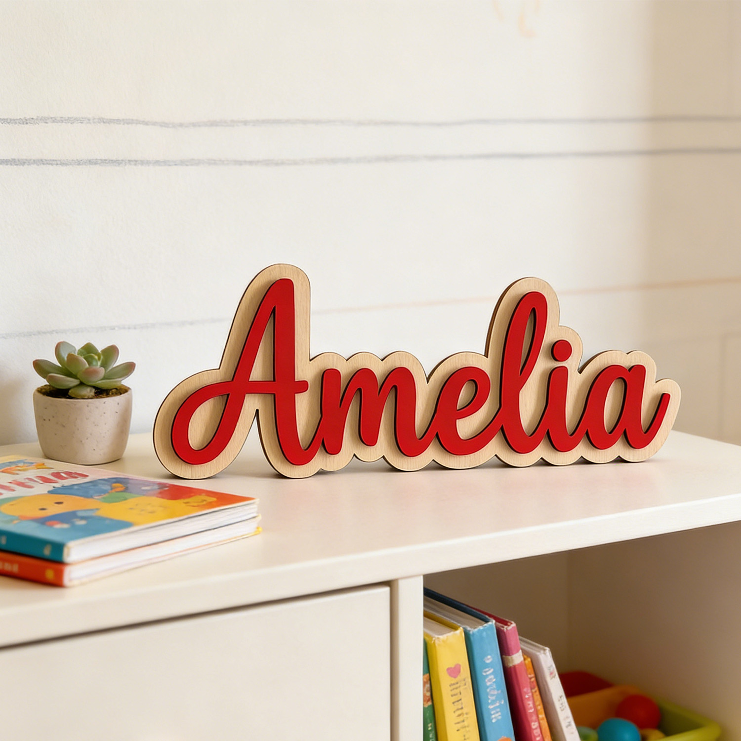 1pc Customized Double-layer Wo - Home Decor Halloween recension och pris