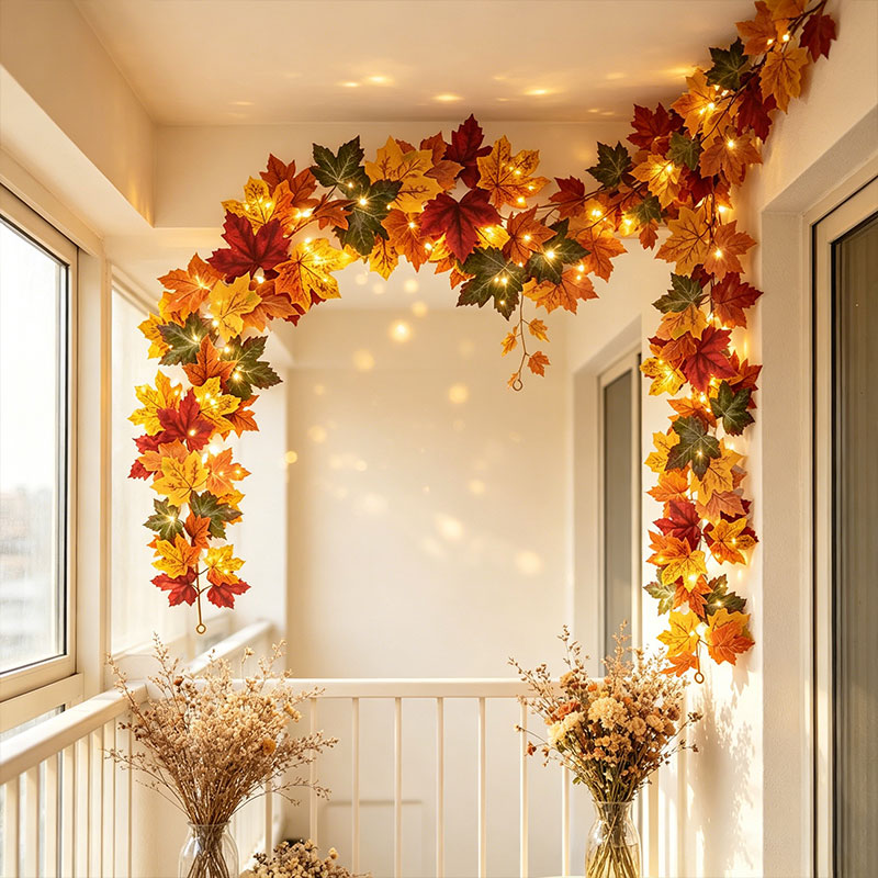 Fall Maple Leaf Garland with L - Home Decor Fallout 4 recension och pris