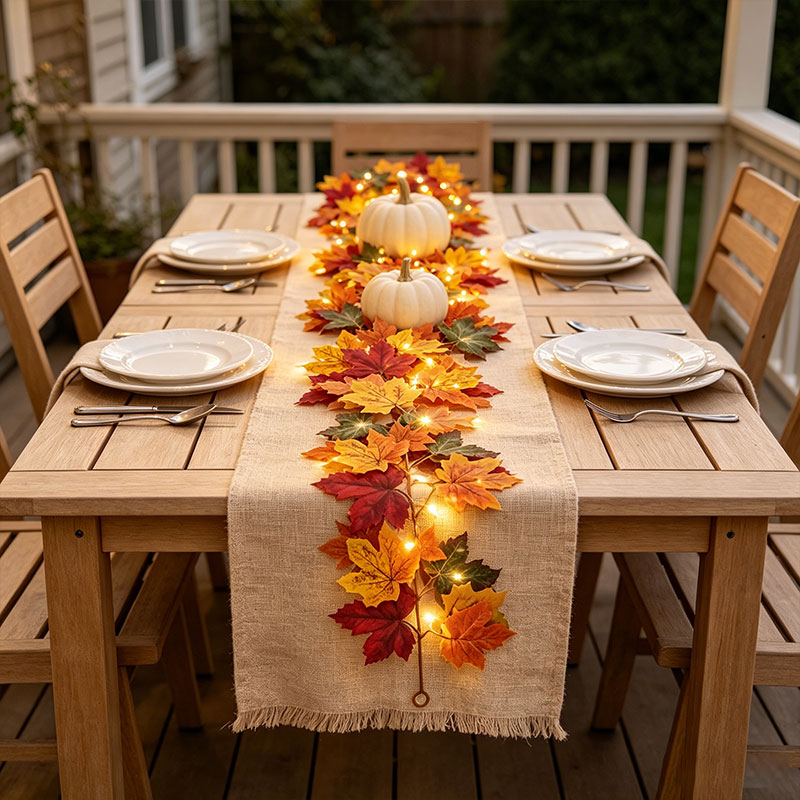 Fall Maple Leaf Garland with L - Home Decor Fallout 4 recension och pris