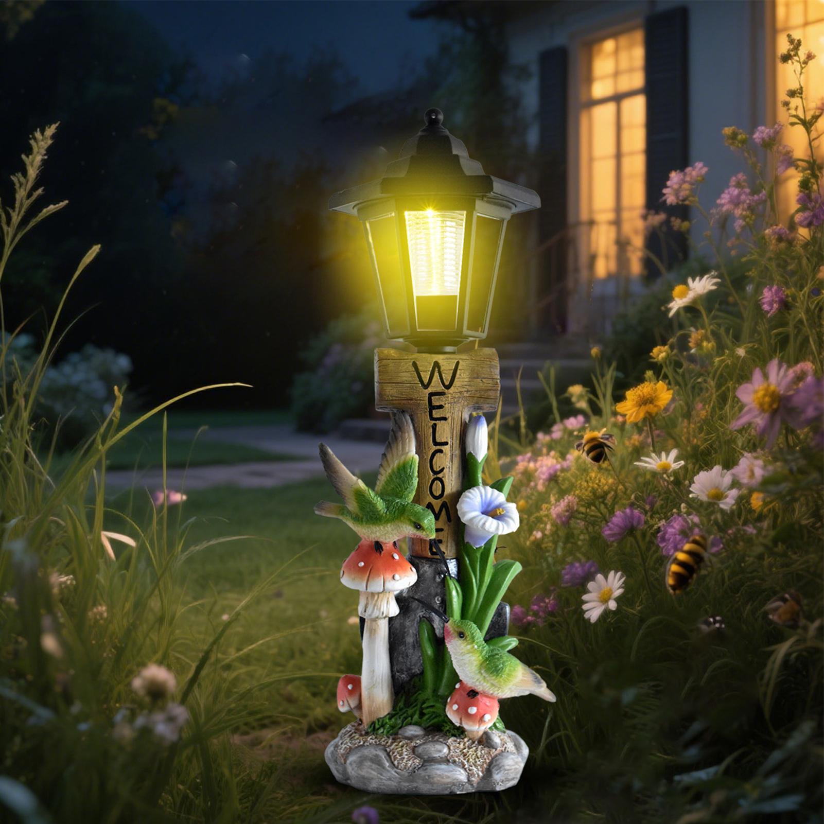 Solar Garden Lights Statue Aut - Home Decor Garden recension och pris