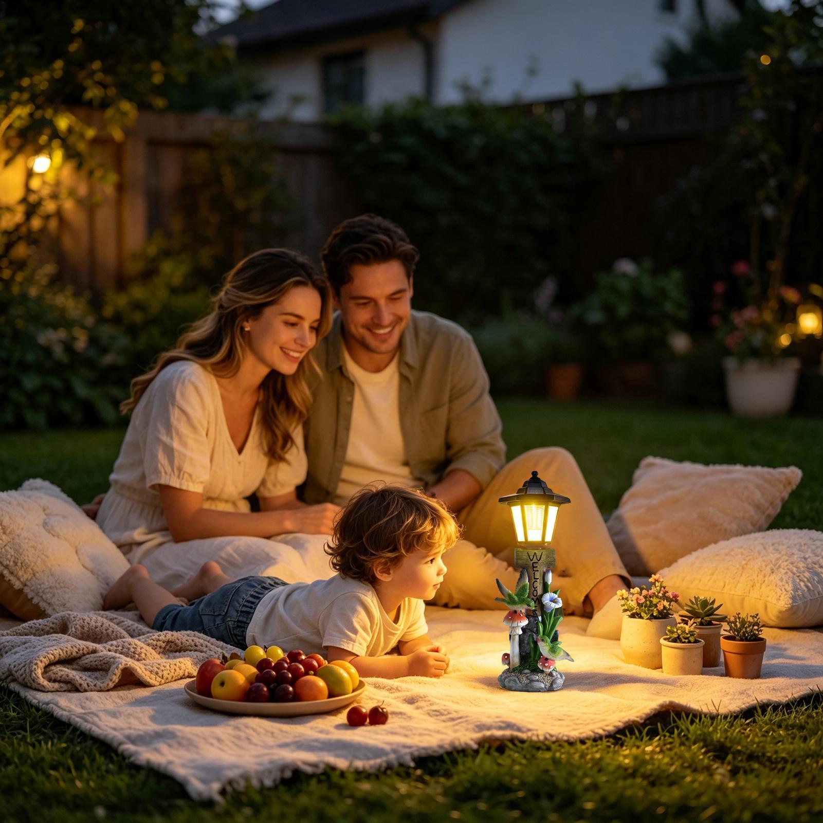 Solar Garden Lights Statue Aut - Home Decor Garden recension och pris