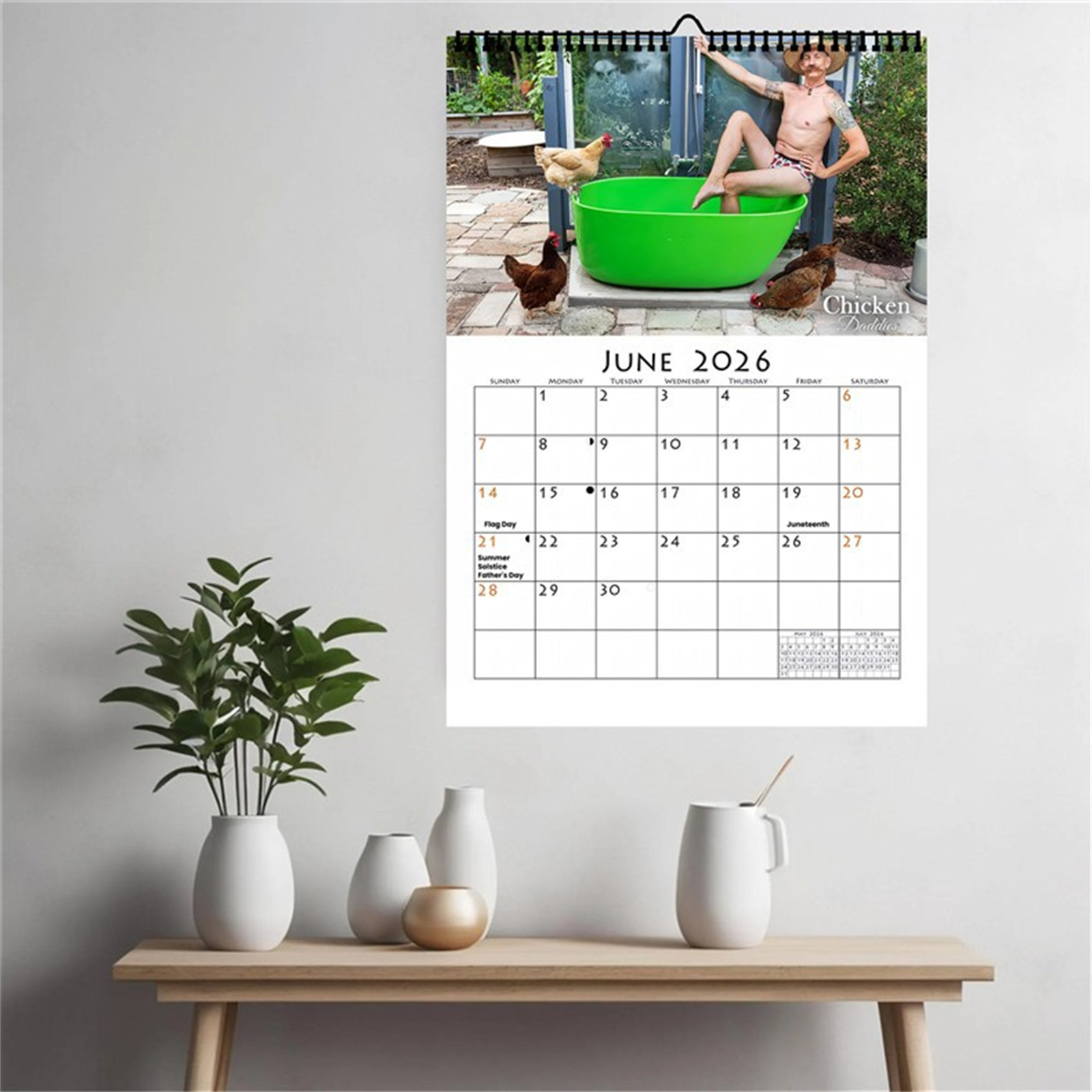 2026 Funny Chicken Daddy Wall  - Home Decor Trends recension och pris