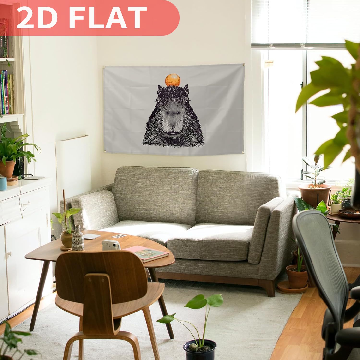 1pc Capybara Tapestries, Wall  - Aesthetic Tapestry recension och pris