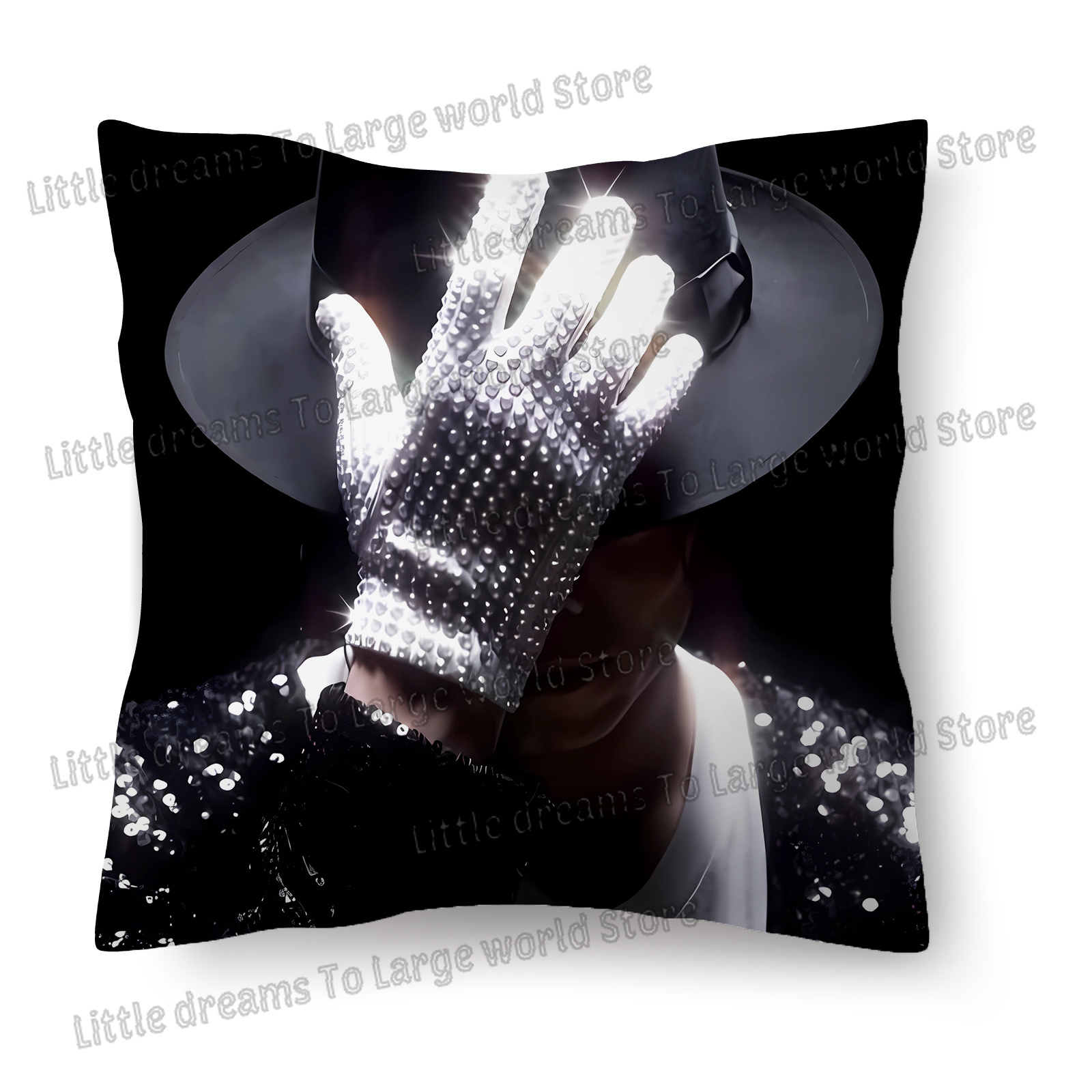 Michael Jackson Pillowcase Sin - Decorative Throw Pillow recension och pris