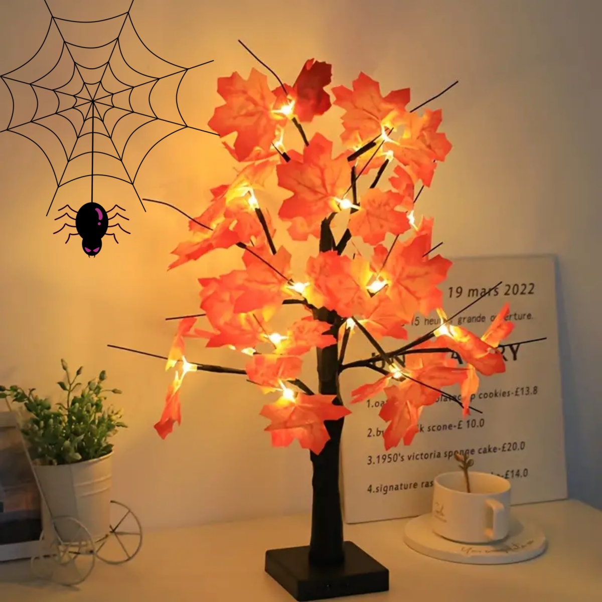 1pc 24 LED Artificial Black Bi - Home Decor Fallout 4 recension och pris