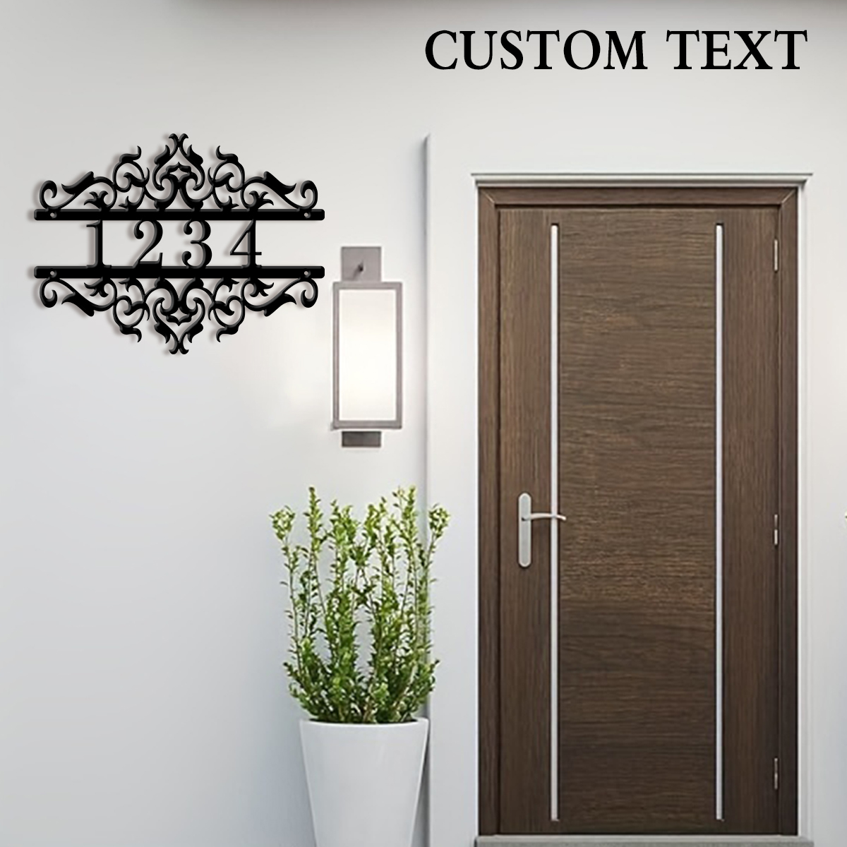 1Pc Custom heart Metal Door St - Home Decor Garden recension och pris