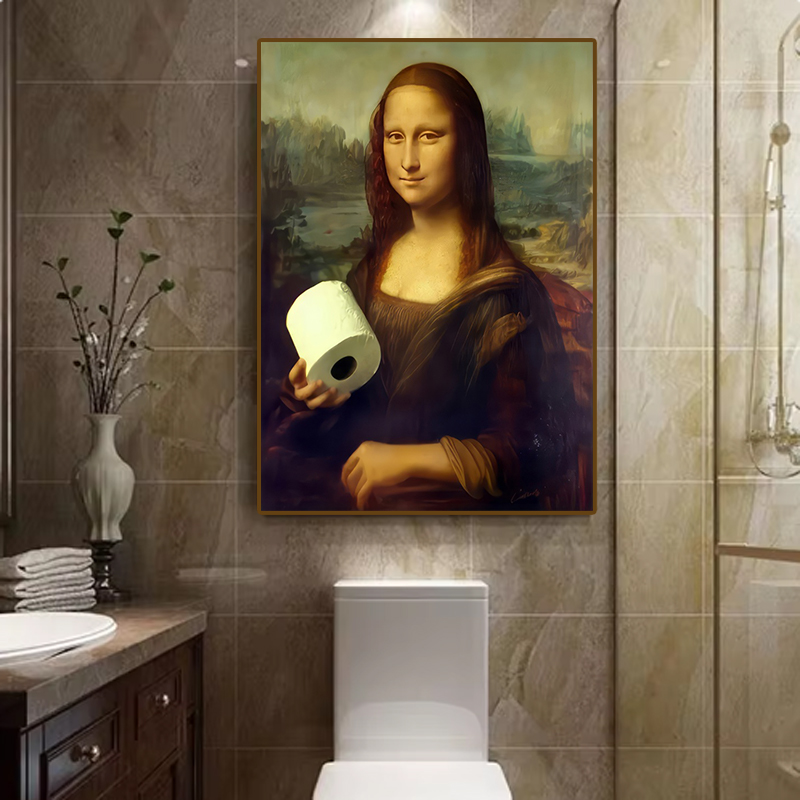 1pc Funny Abstract Bathroom To - Home Decor Trends recension och pris