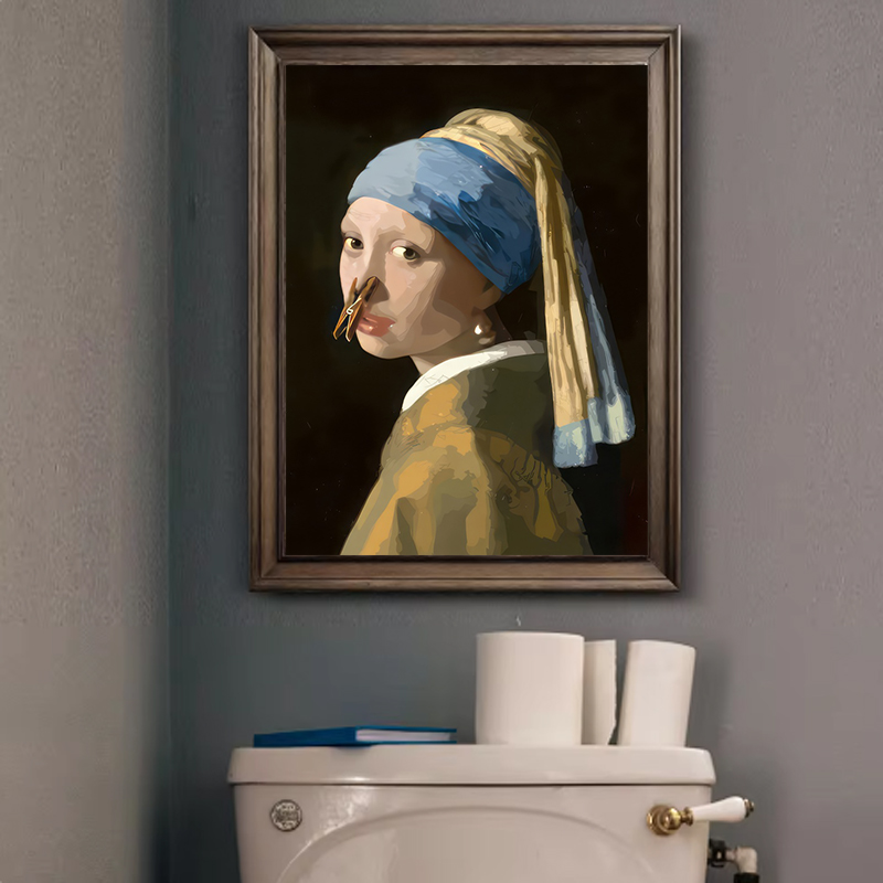 1pc Funny Abstract Bathroom To - Home Decor Trends recension och pris