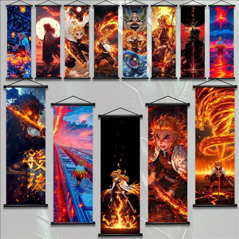Demon Slayer Kyojuro Rengoku H - Home Decor Wall Pictures recension och pris