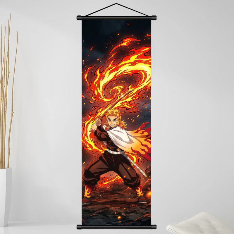 Demon Slayer Kyojuro Rengoku H - Home Decor Wall Pictures recension och pris