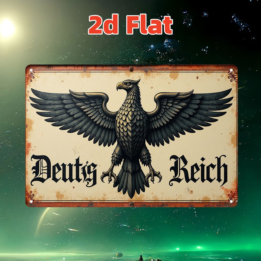 Vintage German Eagle Metal Tin - Home Decor Trends recension och pris