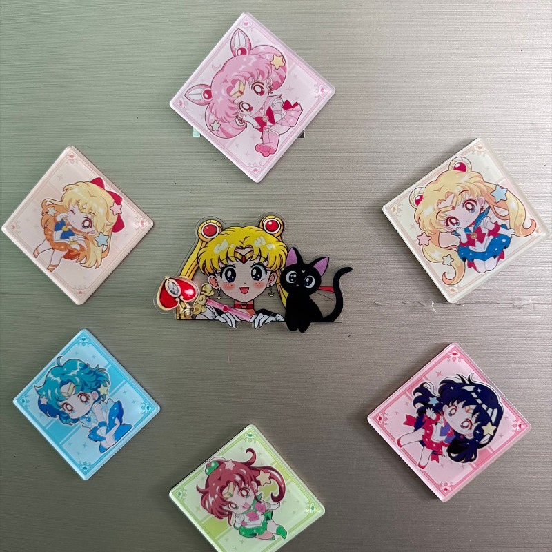 7Pcs/set Sailor Moon Anime Car - Home Decor Sticker recension och pris
