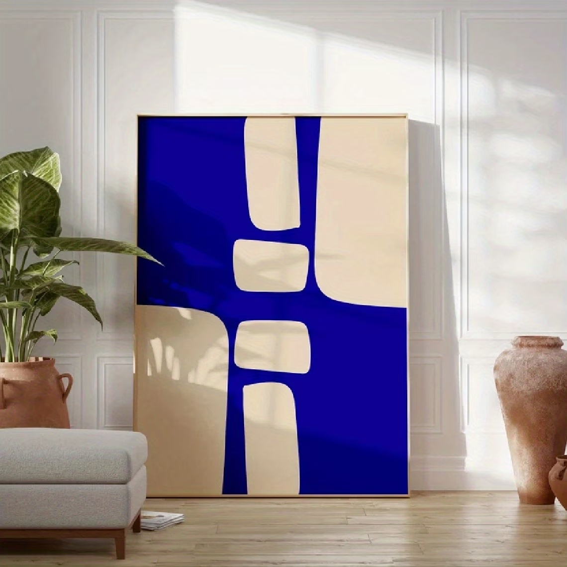Modern,Retro Royal Blue Minima - Home Decor Retro recension och pris
