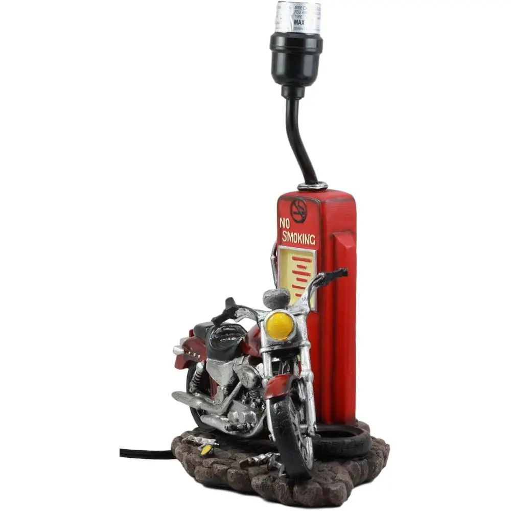 Vintage Retro Red Motorcycle G - Home Decor Retro recension och pris