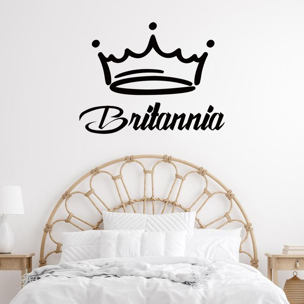 1PC Fashion Crown Customized N - Home Decor Sticker recension och pris