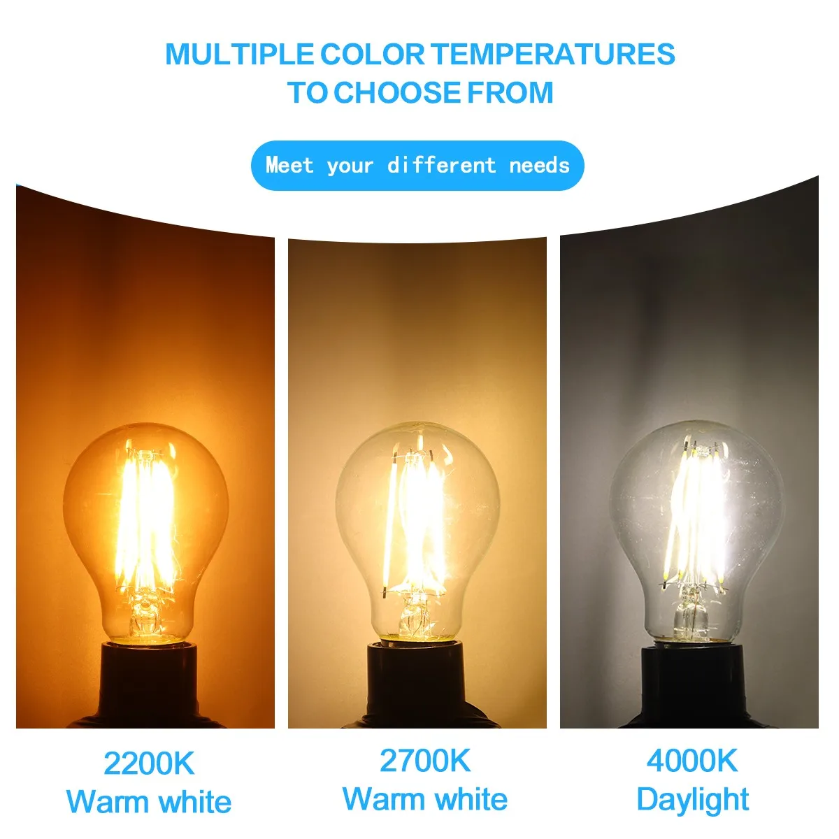 5PCS E27 E14 B22 Retro Edison  - Home Decor Retro recension och pris