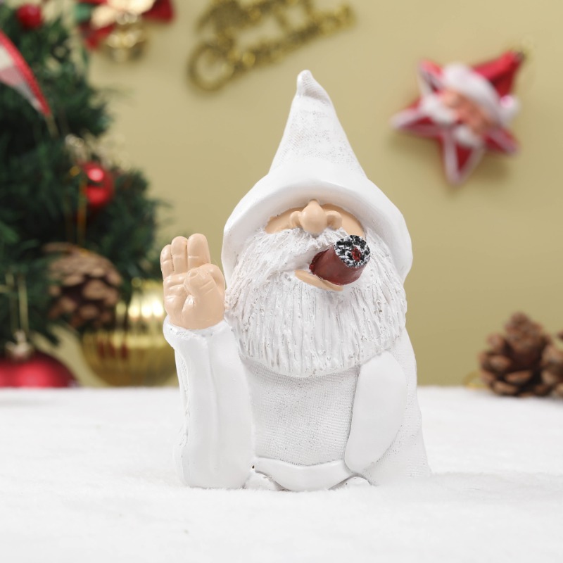 Christmas Garden Gnome Figurin - Home Decor Garden Ideas recension och pris