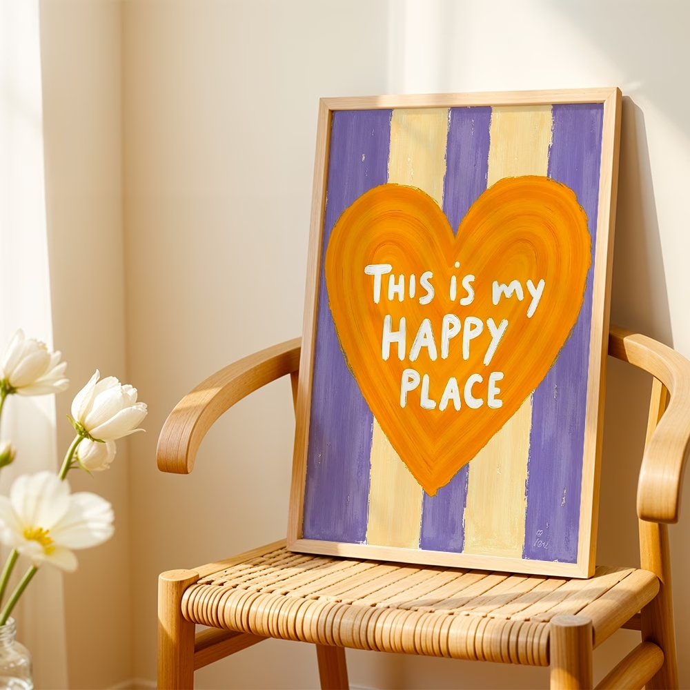 Modern,Retro This Is My Happy  - Home Decor Retro recension och pris