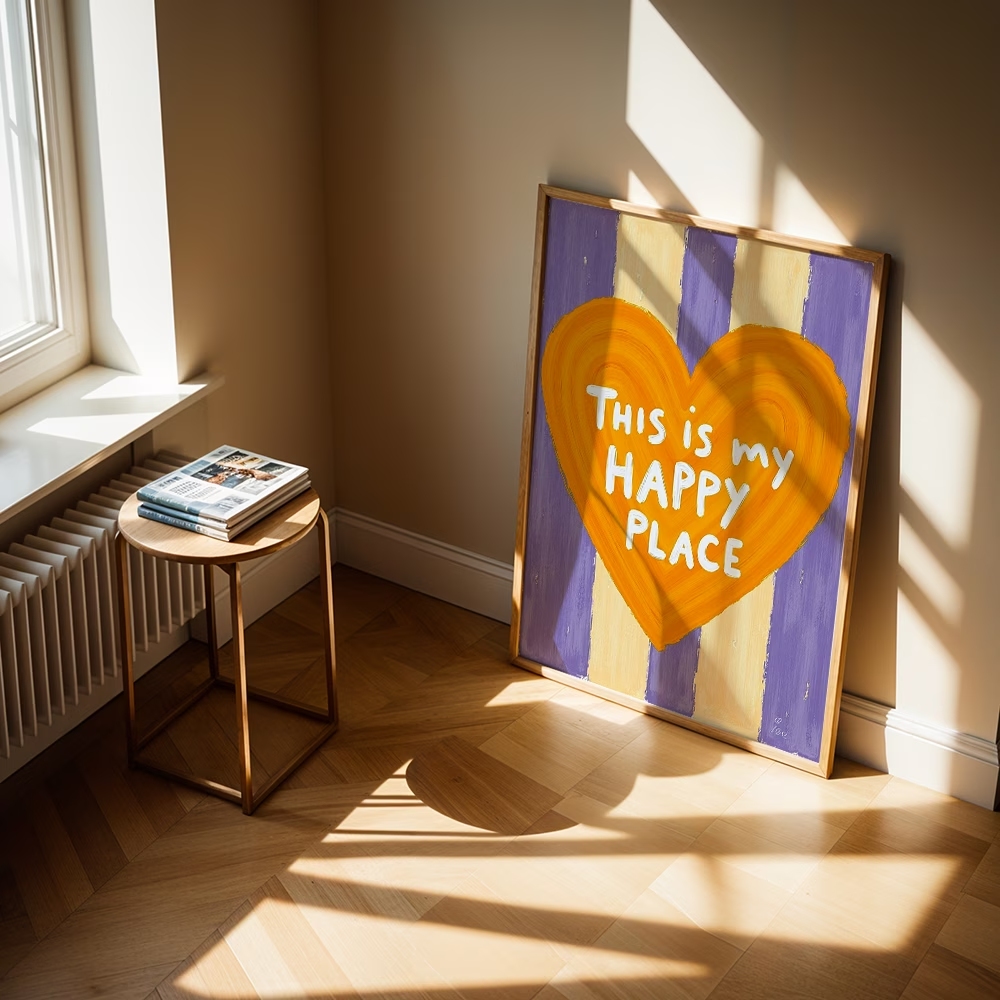 Modern,Retro This Is My Happy  - Home Decor Retro recension och pris