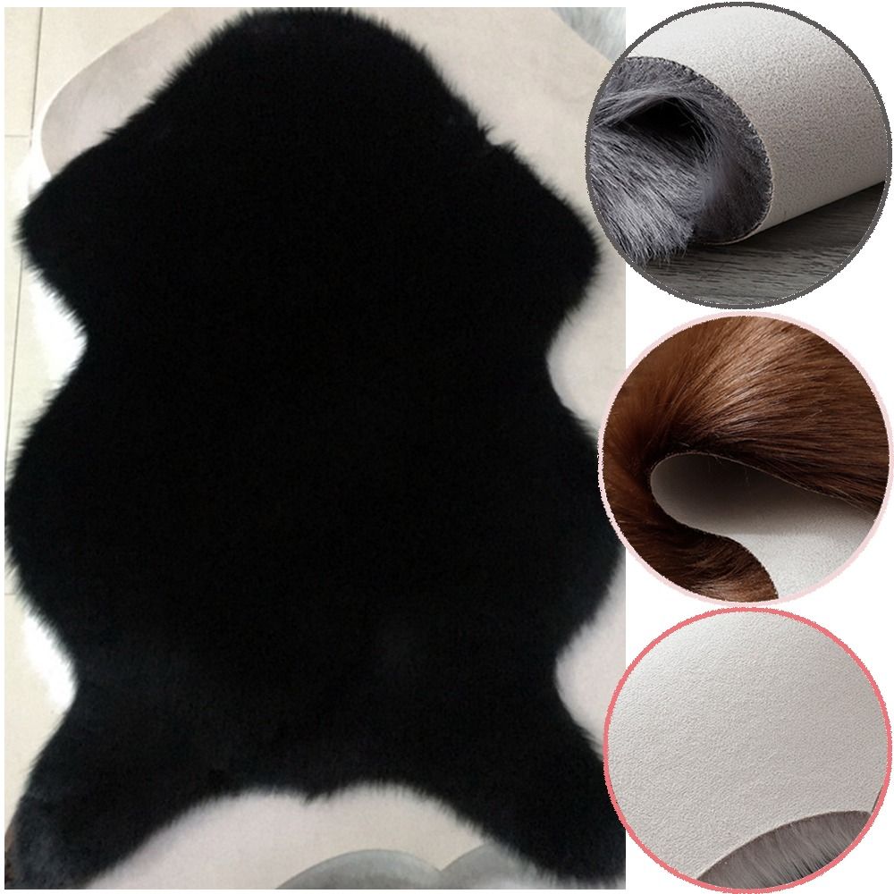 40x60cm New Carpet Plush Soft  - Cowhide Rug Faux recension och pris