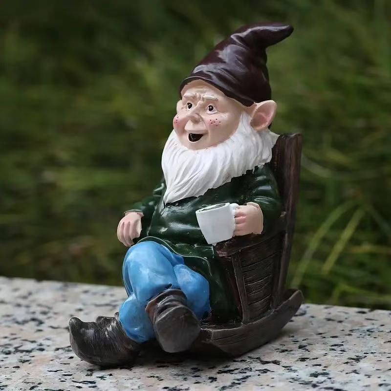 Creative Resin Dwarf Ornament  - Home Decor Garden Ideas recension och pris