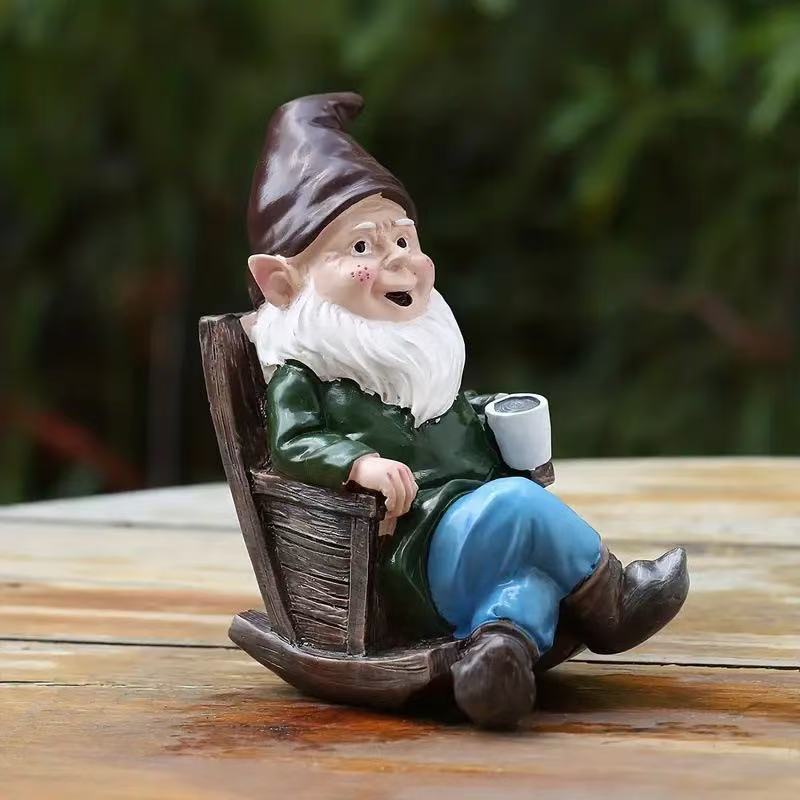 Creative Resin Dwarf Ornament  - Home Decor Garden Ideas recension och pris