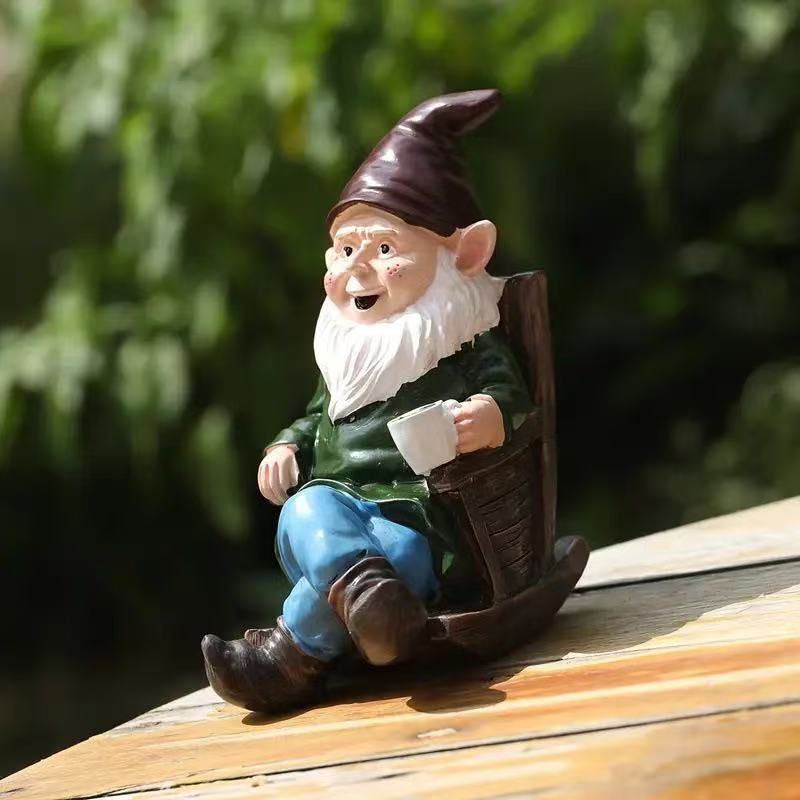 Creative Resin Dwarf Ornament  - Home Decor Garden Ideas recension och pris