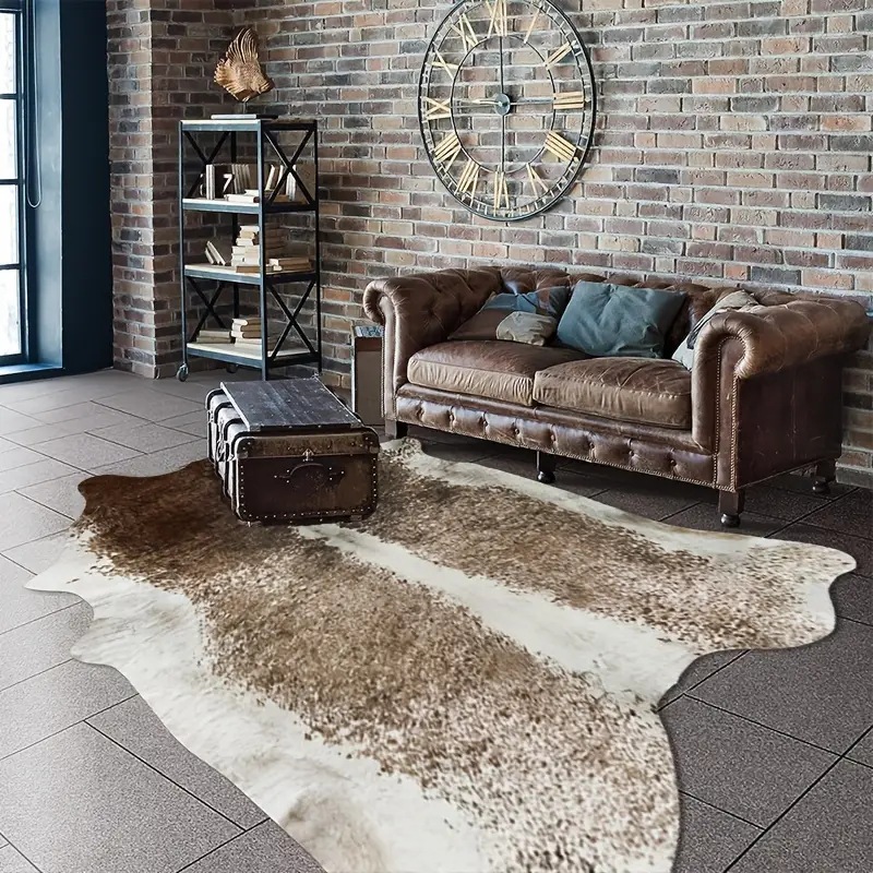 American Style Faux Fur Cowhid - Cowhide Rug Faux recension och pris