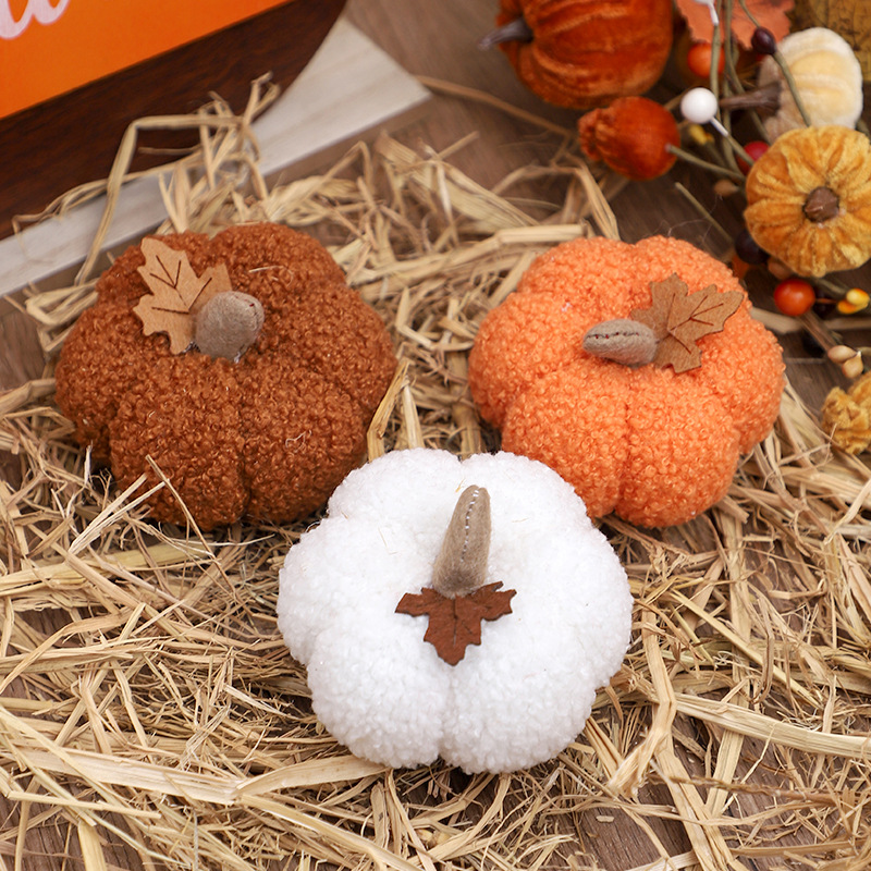 Fluffy Pumpkin Plush Halloween - Home Decor Halloween recension och pris