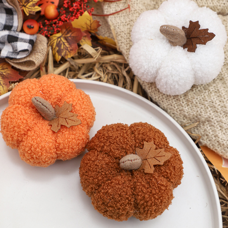 Fluffy Pumpkin Plush Halloween - Home Decor Halloween recension och pris