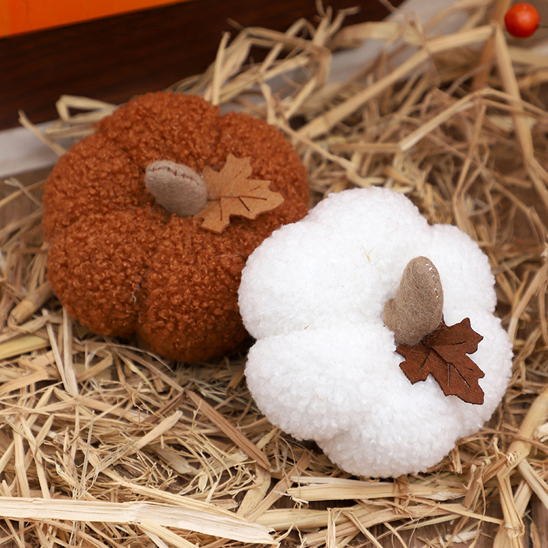 Fluffy Pumpkin Plush Halloween - Home Decor Halloween recension och pris