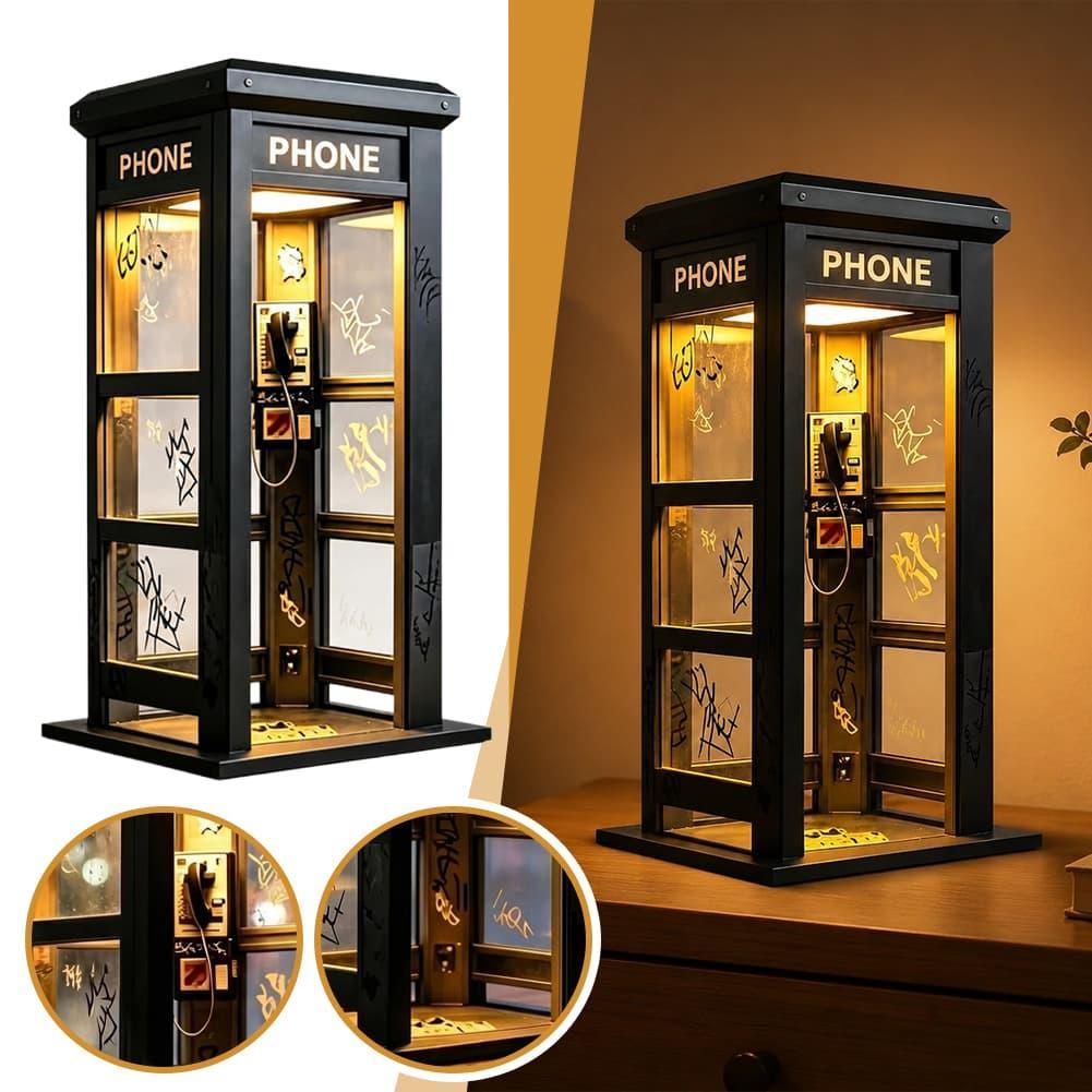 Vintage London Telephone Booth - Home Decor Retro recension och pris