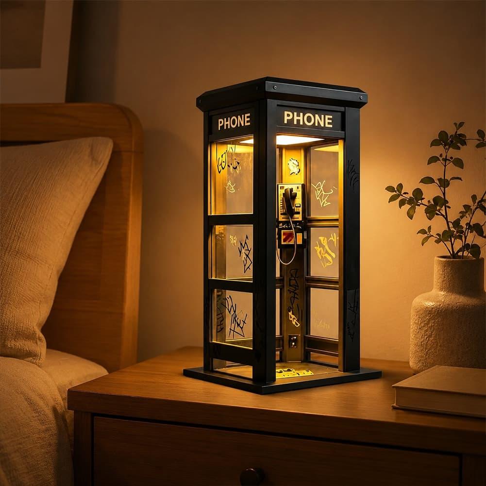 Vintage London Telephone Booth - Home Decor Retro recension och pris