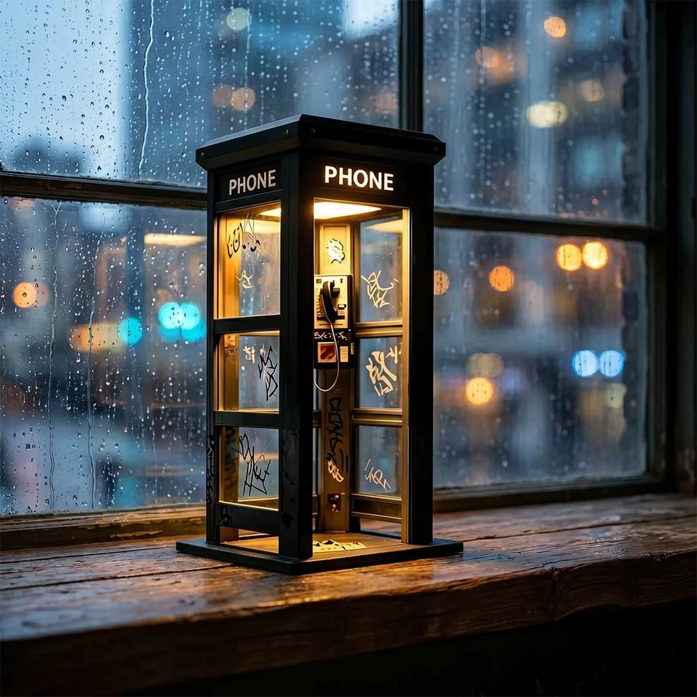 Vintage London Telephone Booth - Home Decor Retro recension och pris