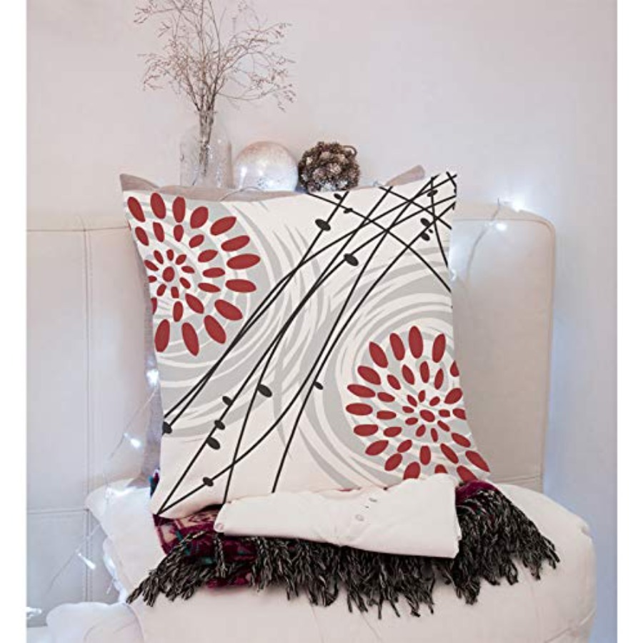 Throw Pillow Covers Black Bold - Decorative Throw Pillow recension och pris