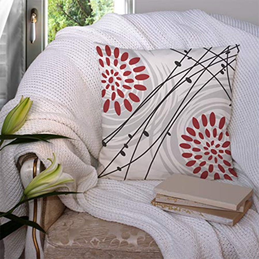 Throw Pillow Covers Black Bold - Decorative Throw Pillow recension och pris