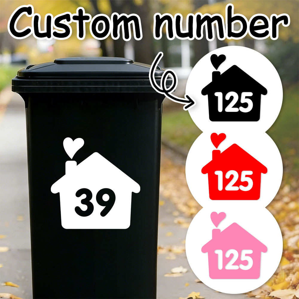 1PC/3PCS Custom House Number S - Home Decor Sticker recension och pris