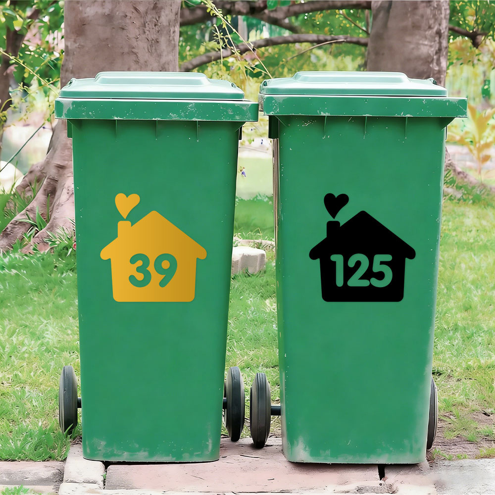 1PC/3PCS Custom House Number S - Home Decor Sticker recension och pris