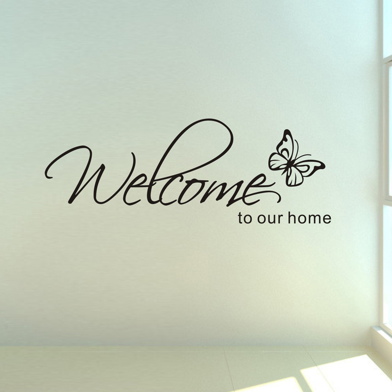 Welcome To Our Home English Al - Home Decor Indonesia recension och pris
