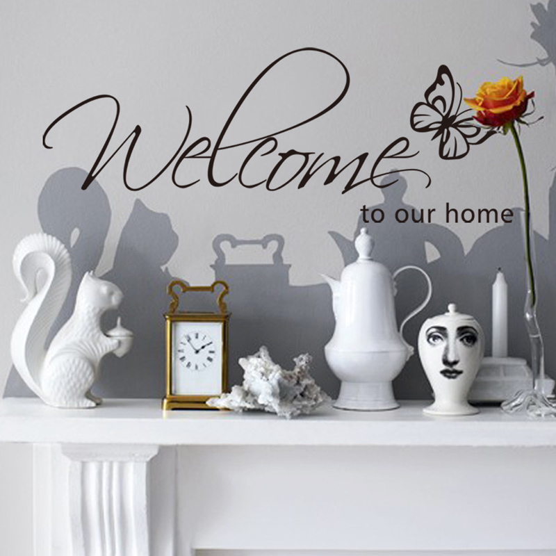Welcome To Our Home English Al - Home Decor Indonesia recension och pris