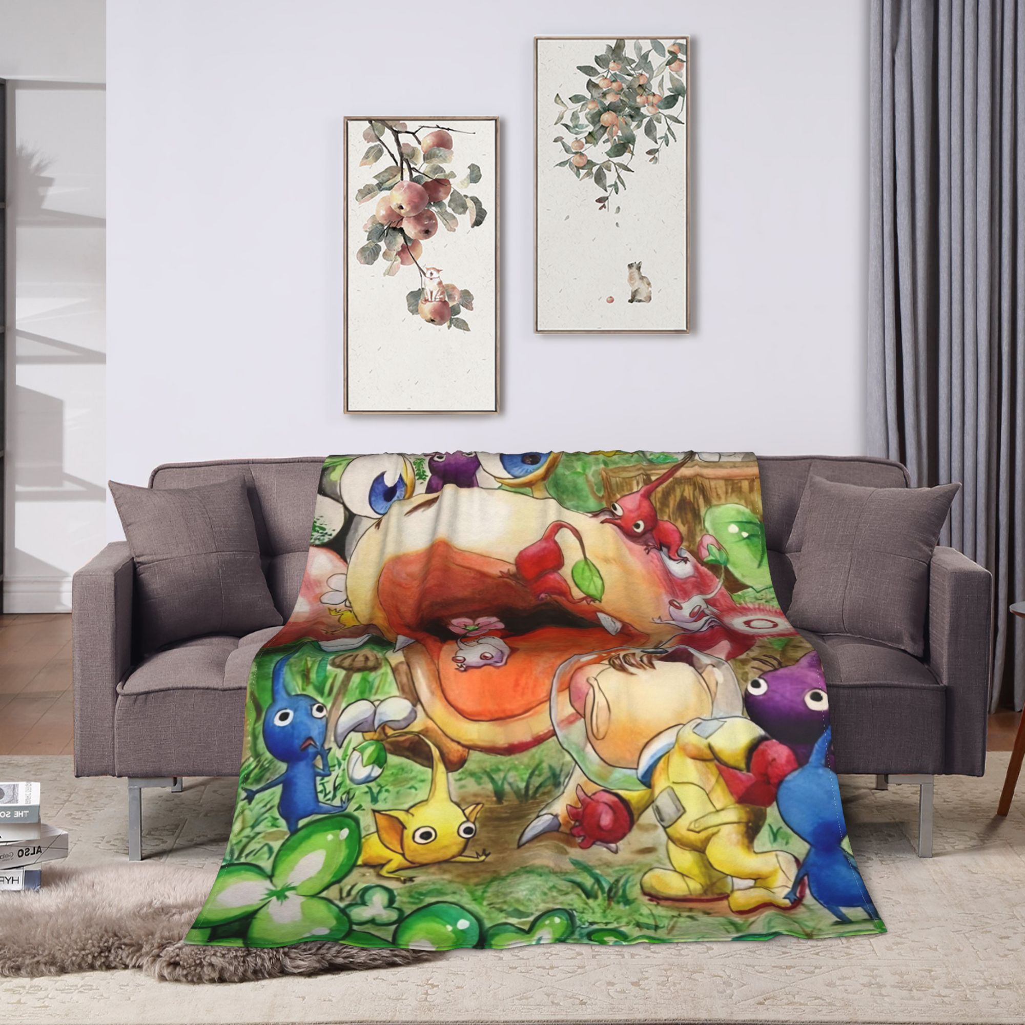 Pikmin Game Blanket  Warm Nove - Home Decor Fallout 4 recension och pris