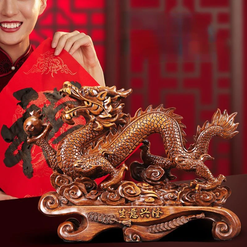 Lucky Dragon Ornaments To Attr - Home Decor On Sale recension och pris