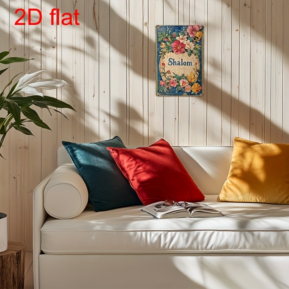 CIFBUY Vintage Floral Shalom A - Home Decor Garden recension och pris