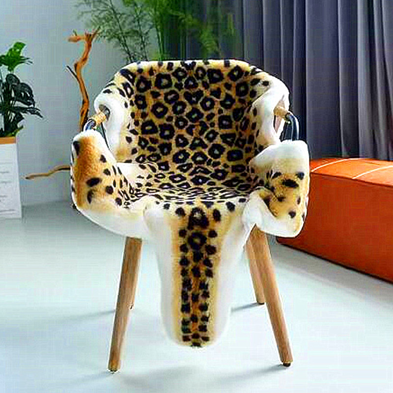 150x100cm Leopard Print Large  - Cowhide Rug Faux recension och pris