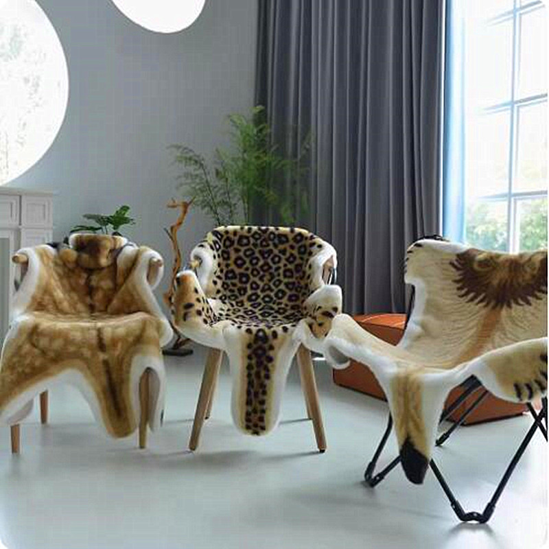 150x100cm Leopard Print Large  - Cowhide Rug Faux recension och pris